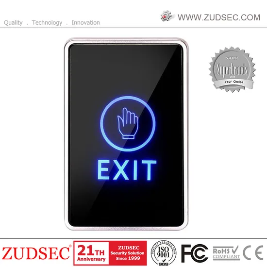 Touch Screen Door Release Exit Button with LED Light