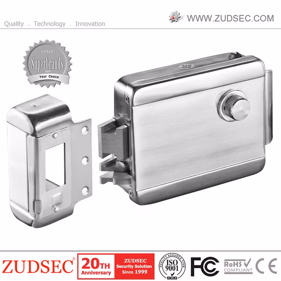 Serratura da applicare con bullone magnetico elettrico per controllo accessi con pulsante